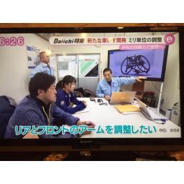 静岡第一ＴＶ　テニス車の密着取材